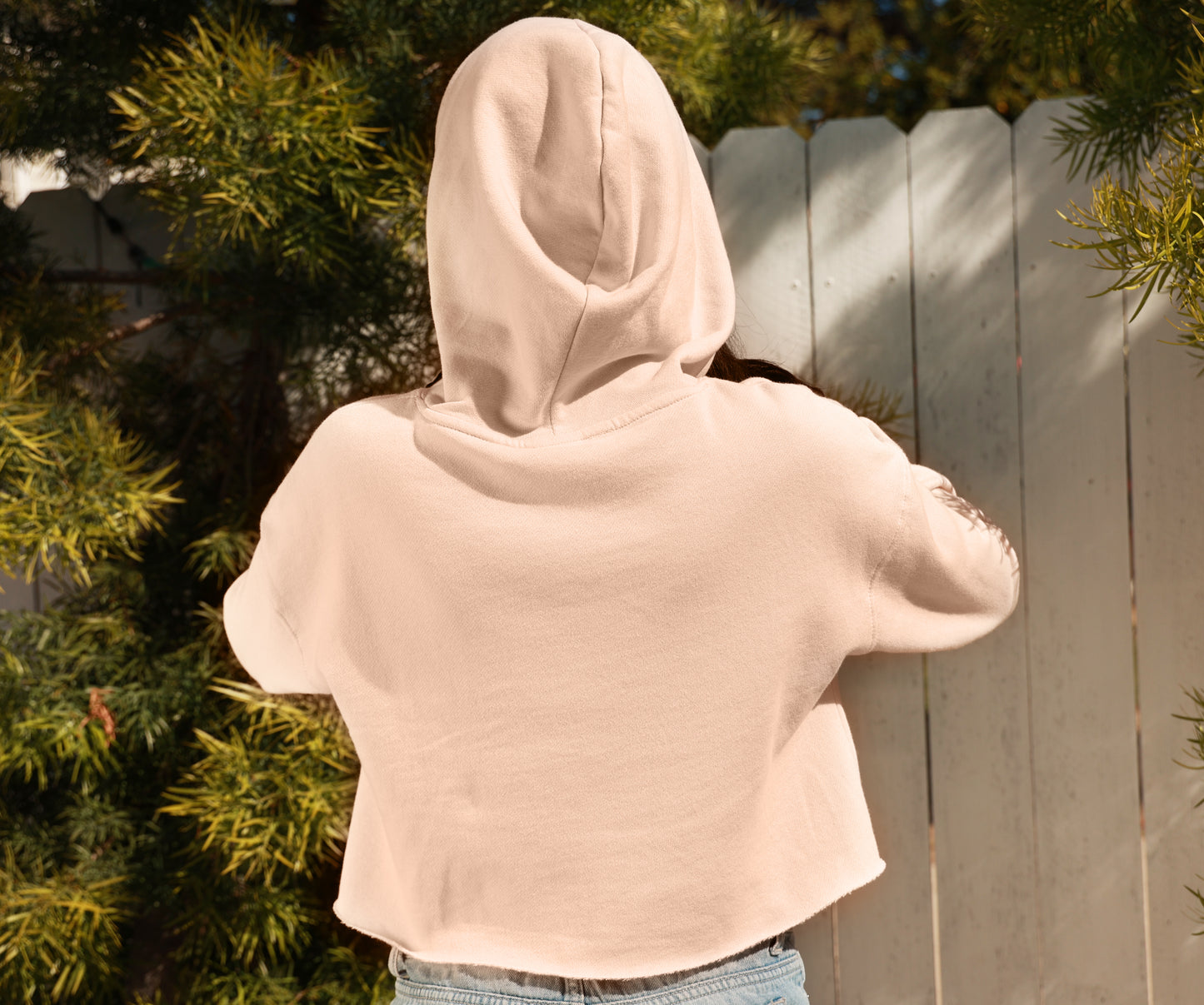 AKI X MALIBU – Strawberry Cropped Maki Hood