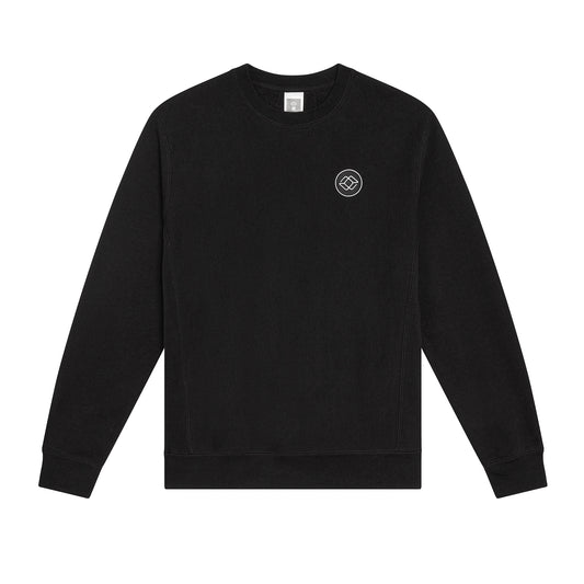 AKI CREW IN BLACK - BLACK LOGO