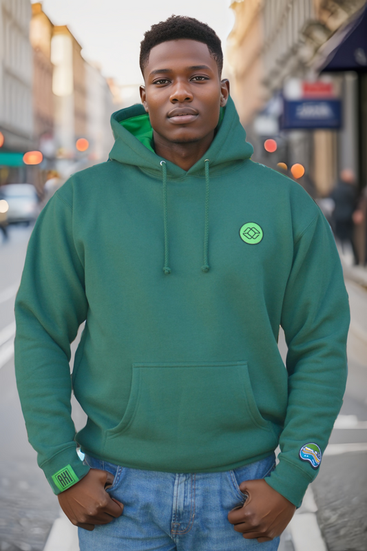 AKI x CHI - MAKI Hood in River Green