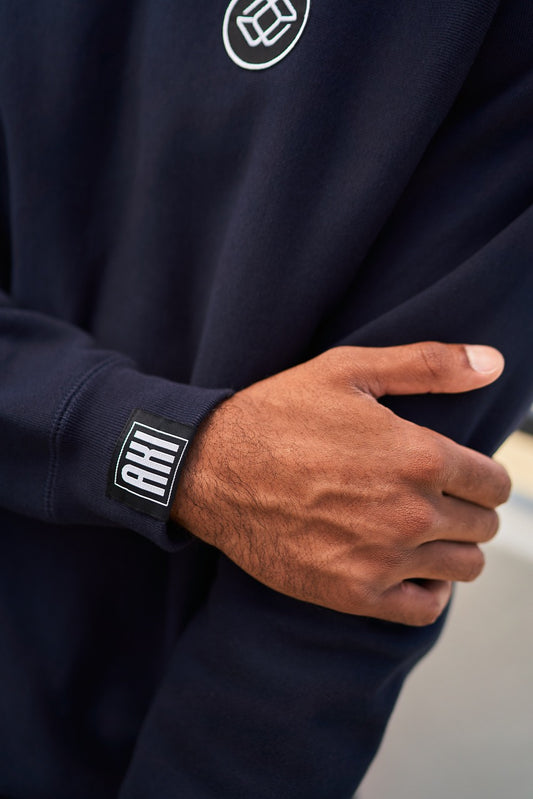 AKI CREW IN NAVY - BLACK LOGO
