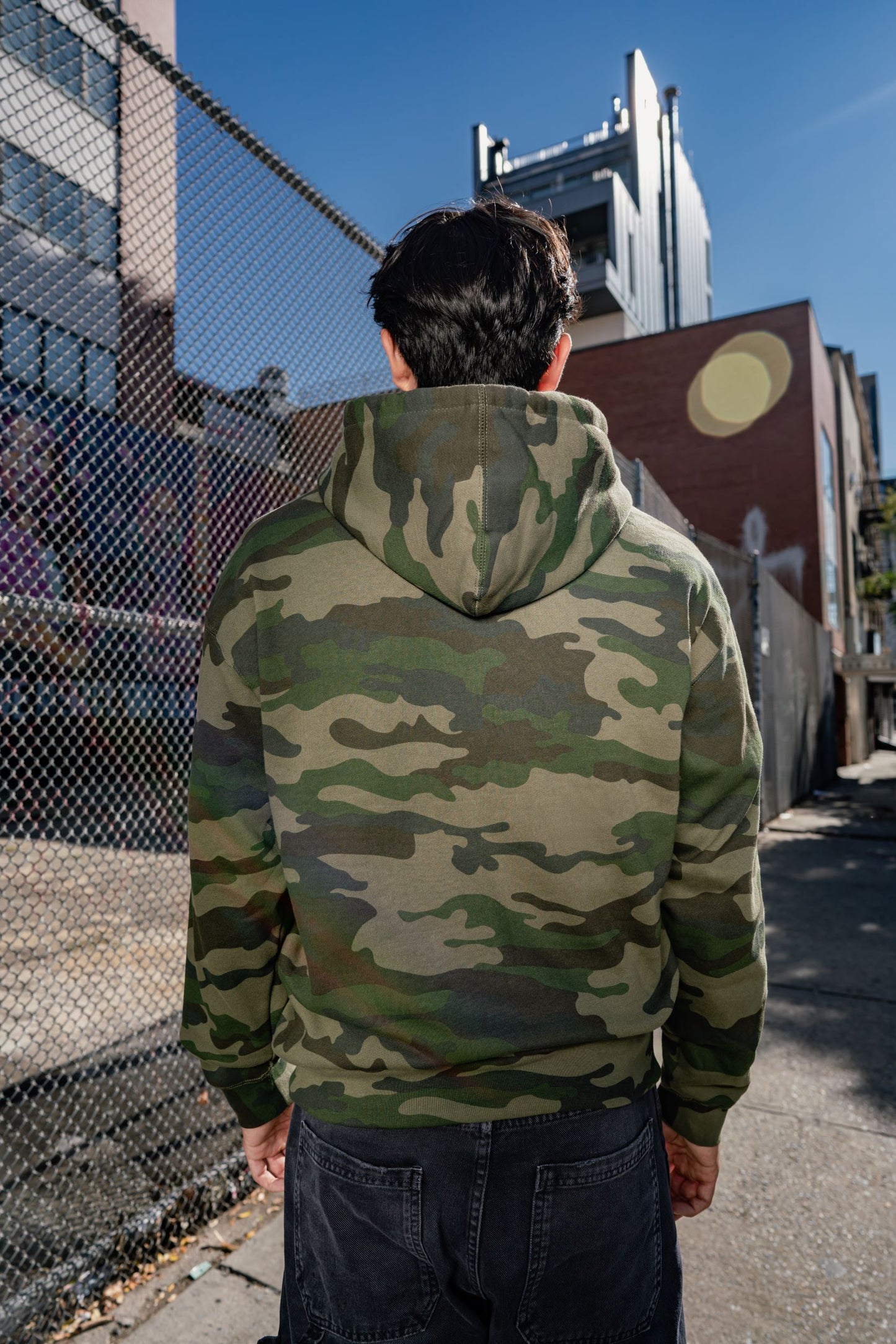 AKI X NY MAKI HOOD - CAMO