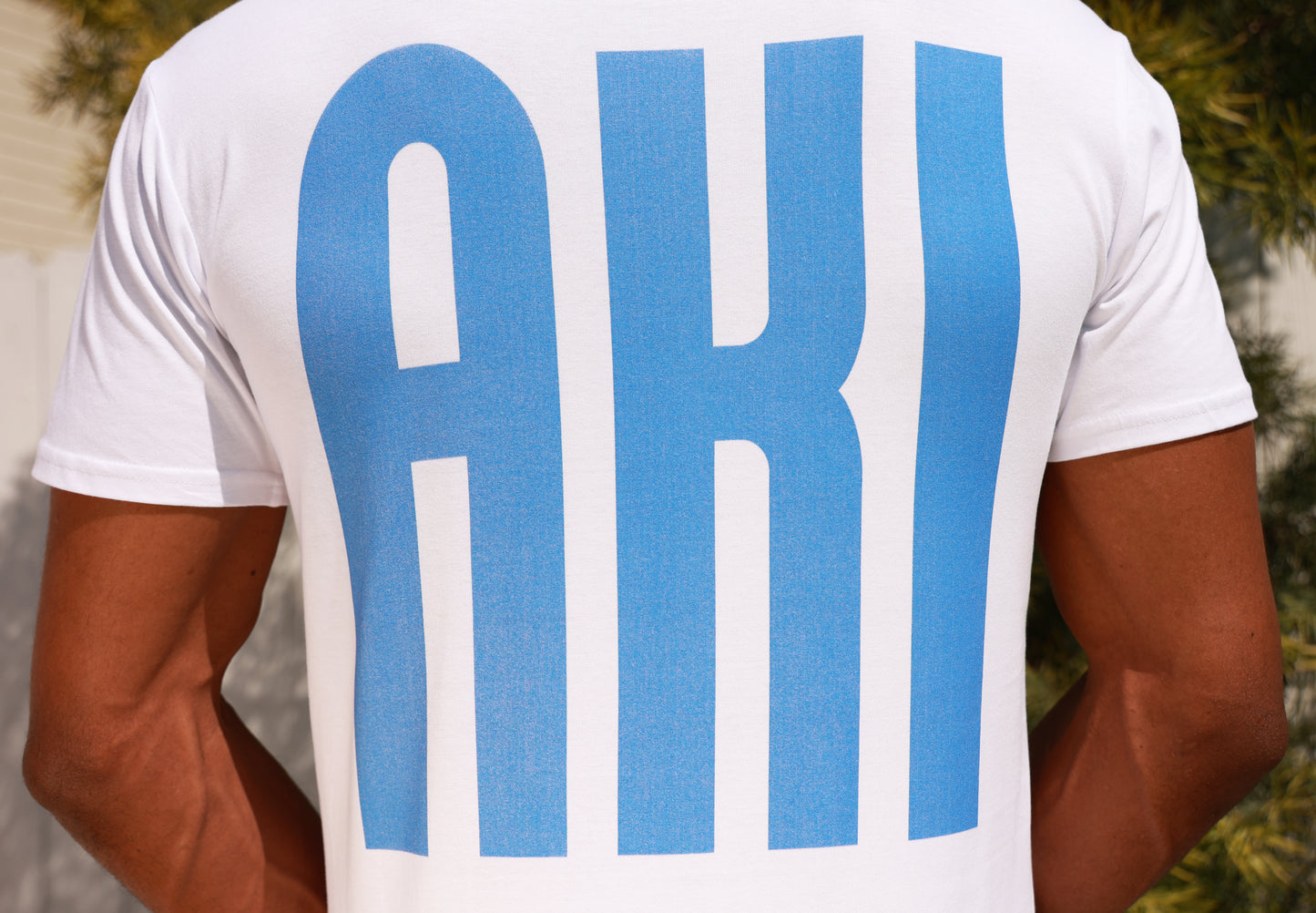 AKI X MALIBU – Cream Laine Tee