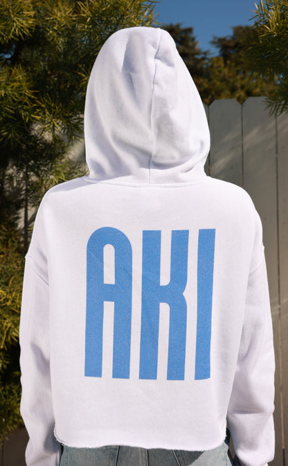 AKI X MALIBU – Cream Cropped Maki Hood