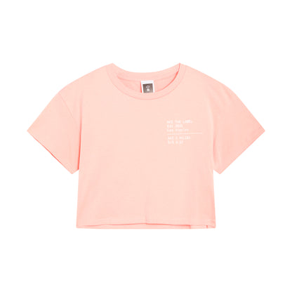 AKI X MALIBU – Strawberry Cropped Laine Tee
