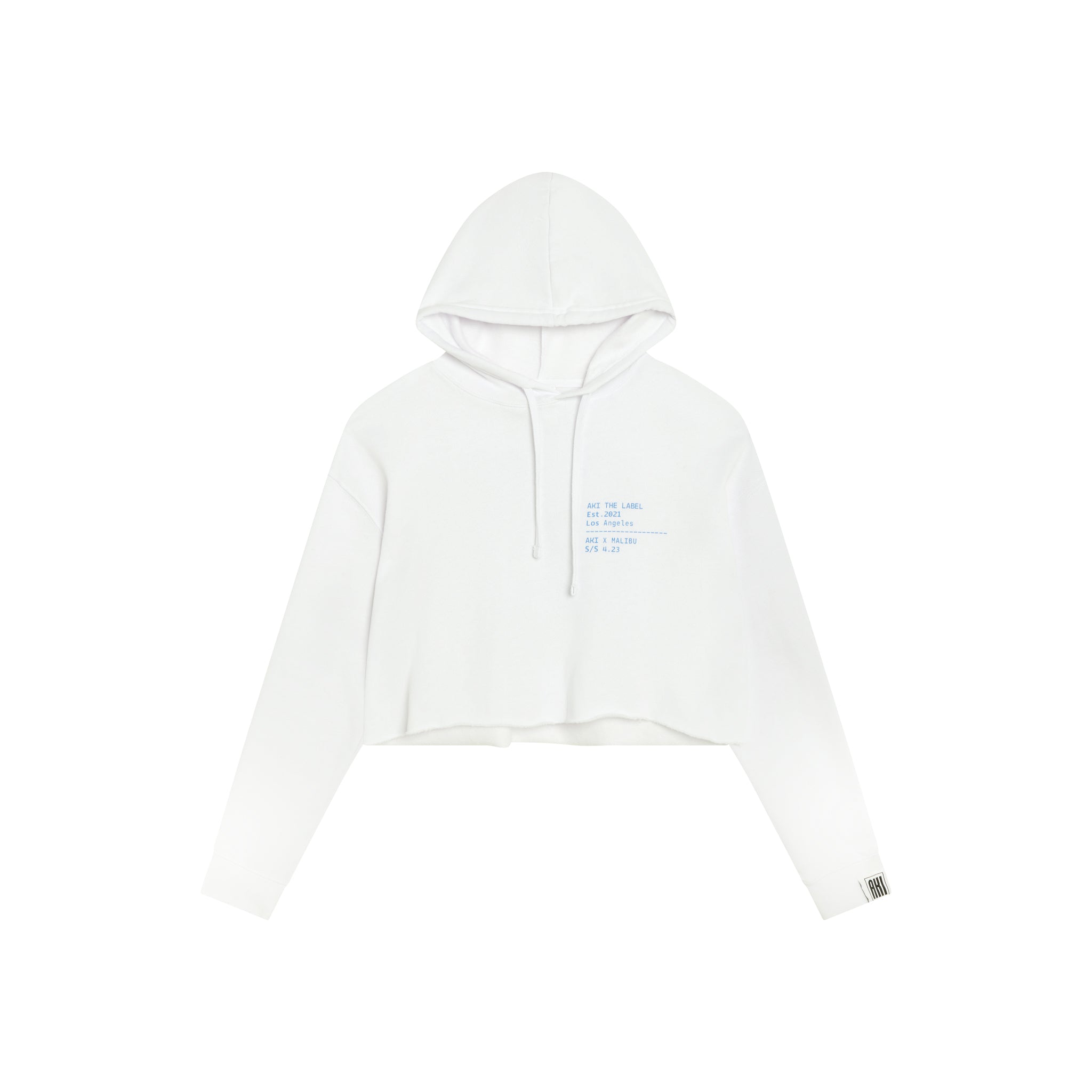 AKI X MALIBU – Cream Cropped Maki Hood – Aki The Label