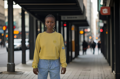 AKI x CHI - LAINE Cropped Crew in Gold Coast