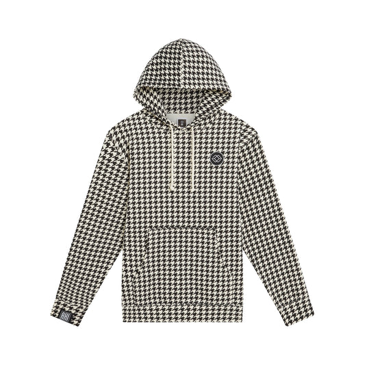 AKI X NY MAKI HOOD - HOUNDSTOOTH