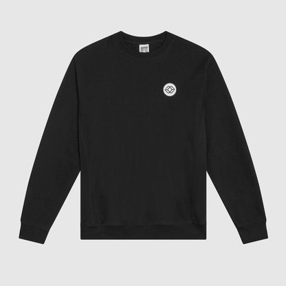AKI CREW IN BLACK - WHITE LOGO