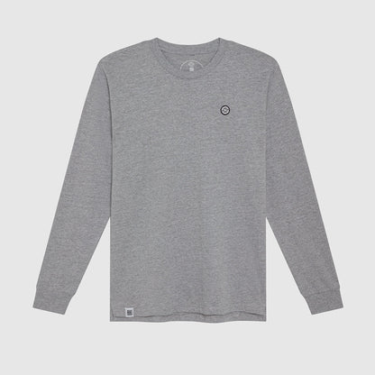 TALI TEE IN GREY - WHITE LOGO